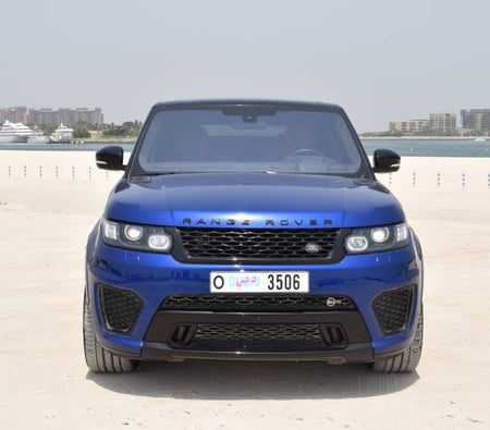 Rent Land Rover Range Rover Sport SVR 2018 in Abu Dhabi